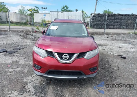 2015 Nissan Rogue Sv from USA, damaged, VIN KNMAT2MV3FP549740